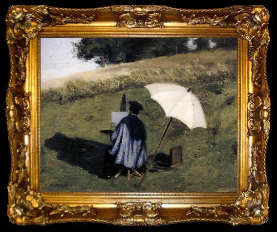 framed  Dutilleux Constant Le Peintre Desire Dubois, ta009-2